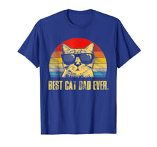 Load image into Gallery viewer, Mens Best Cat Dad Ever T-Shirt Funny Cat Dad Father T-Shirt-1469806