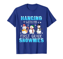 Load image into Gallery viewer, Funny shirts V-neck Tank top Hoodie sweatshirt usa uk au ca gifts for Hanging With My First grade Snowmies Snowman Teacher Xmas T-Shirt 1085816