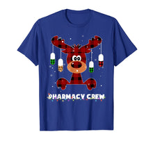 Load image into Gallery viewer, Red Plaid Reindeer Pharmacist Pharmacy Crew Christmas Gift T-Shirt-1449430