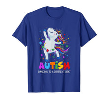 Load image into Gallery viewer, Autism awareness Dabbing unicorn puzzle piece kids t shirt T-Shirt-217635