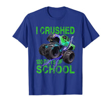 Load image into Gallery viewer, I Crushed 100 Days Of School Monster Truck Kids Boys T-Shirt-901002
