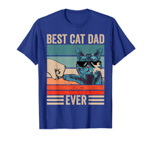 Load image into Gallery viewer, Vintage Best Cat Dad Ever Bump Fist father's day Gifts T-Shirt-339323