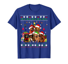 Load image into Gallery viewer, Funny shirts V-neck Tank top Hoodie sweatshirt usa uk au ca gifts for Dachshund Christmas Ugly Sweater Style Dog Xmas Gift T-Shirt 472580