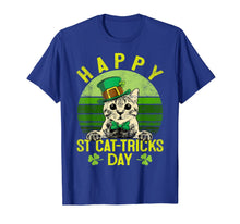 Load image into Gallery viewer, St Patricks Day Gifts Happy St Cat Tricks Day Cat Leprechaun TShirt856347