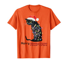 Load image into Gallery viewer, Merry Kissmyass Funny \Black Cat Christmas Tree Gifts T-Shirt