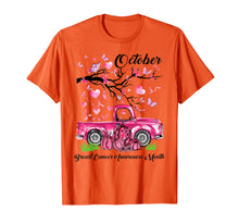 Load image into Gallery viewer, Pumpkin Pink Truck Breast Cancer Awareness Month October T-Shirt