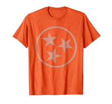 Load image into Gallery viewer, Tennessee Volunteer State Flag Tri-Star T-Shirt Men & Women