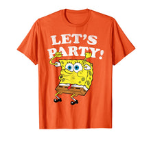 Load image into Gallery viewer, Spongebob Squarepants Lets Party T-Shirt 80402