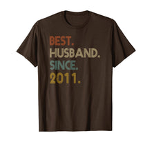 Load image into Gallery viewer, Funny shirts V-neck Tank top Hoodie sweatshirt usa uk au ca gifts for 9th Wedding Anniversary Gifts Best Husband Since 2011 T-Shirt 766164