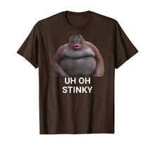 Load image into Gallery viewer, Uh Oh Stinky Poop Dank Memes Le Monke T-Shirt