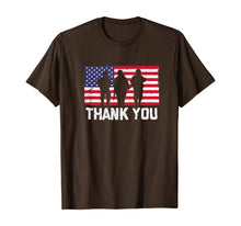 Load image into Gallery viewer, Thank You American Flag Military Heroes Veteran Day Gift T-Shirt