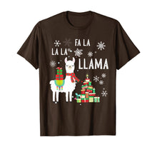 Load image into Gallery viewer, Funny shirts V-neck Tank top Hoodie sweatshirt usa uk au ca gifts for FA LA LA LLAMA Santa Shirt Christmas Funny Gift Xmas T-Shirt 190849