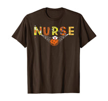 Load image into Gallery viewer, Nurse Halloween Shirt Gift With Pumpkin Boo Spider Witch Hat T-Shirt