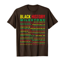 Load image into Gallery viewer, Black History Month Milestone African American Men Women T-Shirt-937980
