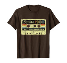 Load image into Gallery viewer, Vintage December 1988 31st birthday Gifts 70s Retro Cassette T-Shirt