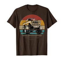 Load image into Gallery viewer, Retro Vintage Monster Truck Retro Sunset Gift for Boys Kids T-Shirt-2097878