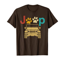Load image into Gallery viewer, Funny shirts V-neck Tank top Hoodie sweatshirt usa uk au ca gifts for Vintage Jeeps Retro 70s Sunset Paw Print Dog Cat Lover Gift T-Shirt 144321
