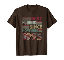 Load image into Gallery viewer, Mens 24th Wedding Anniversary Gifts Husband Since November 1995 T-Shirt