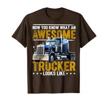 Load image into Gallery viewer, Funny shirts V-neck Tank top Hoodie sweatshirt usa uk au ca gifts for Awesome Trucker Big Rig Semi-Trailer Truck Driver Gift Men T-Shirt 363090