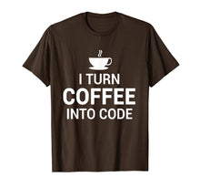 Load image into Gallery viewer, Funny shirts V-neck Tank top Hoodie sweatshirt usa uk au ca gifts for Programmer Coffee Into Code Coding T-Shirt 3082125