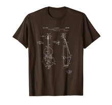 Load image into Gallery viewer, Vintage Patent Print 1934 Double Bass Player T-Shirt
