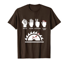 Load image into Gallery viewer, Funny shirts V-neck Tank top Hoodie sweatshirt usa uk au ca gifts for Rock Paper Scissors Table Saw Funny Carpenter T-Shirt 2838180