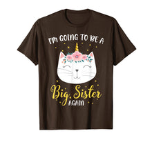 Load image into Gallery viewer, Funny shirts V-neck Tank top Hoodie sweatshirt usa uk au ca gifts for I'm Going To Be A Big Sister Again Cat Caticorn Unicorn Love 3098279