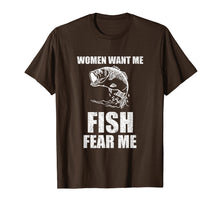 Load image into Gallery viewer, Funny shirts V-neck Tank top Hoodie sweatshirt usa uk au ca gifts for Women Want Me, Fish Fear Me Fishing T-Shirt 663864