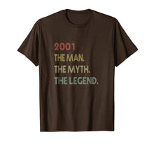 Load image into Gallery viewer, Funny shirts V-neck Tank top Hoodie sweatshirt usa uk au ca gifts for The Myth The Legend 2001 18th Birthday Gifts 18 years old 3307259