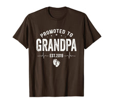Load image into Gallery viewer, Funny shirts V-neck Tank top Hoodie sweatshirt usa uk au ca gifts for Promoted To Grandpa Est 2019 T-Shirt Gifts Father's Day