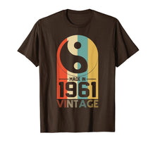 Load image into Gallery viewer, Funny shirts V-neck Tank top Hoodie sweatshirt usa uk au ca gifts for Vintage Yin Yang Retro Made In 1961 58th Birthday Gifts 58 2544154