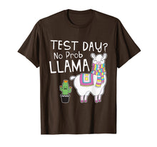 Load image into Gallery viewer, Funny shirts V-neck Tank top Hoodie sweatshirt usa uk au ca gifts for Teacher Test Day No Prob Llama Testing Shirt for Teachers T-Shirt 1643116