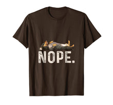 Load image into Gallery viewer, Funny shirts V-neck Tank top Hoodie sweatshirt usa uk au ca gifts for Nope Lazy Dachshund T-Shirt 264535