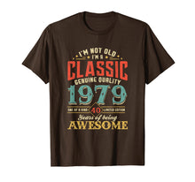 Load image into Gallery viewer, Funny shirts V-neck Tank top Hoodie sweatshirt usa uk au ca gifts for I'm Not Old Im a Classic 1979 40th Birthday T-Shirt Gifts 1018801