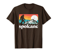 Load image into Gallery viewer, Spokane Washington Bigfoot Mountains T-Shirt