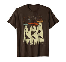 Load image into Gallery viewer, Vintage Dinosaur Alien Abduction T-shirt Funny Alien Shirt 330902