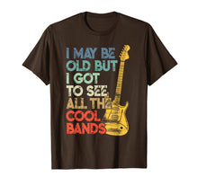 Load image into Gallery viewer, Funny shirts V-neck Tank top Hoodie sweatshirt usa uk au ca gifts for I May Be Old But I Got To See All The Cool Bands T-Shirt 420364