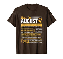 Load image into Gallery viewer, August Birthday Gifts - Born In August Leo T-Shirt 213649