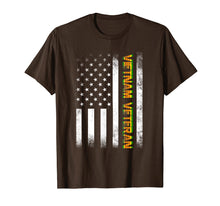 Load image into Gallery viewer, Vietnam Veteran Tshirt Proud American Flag Distressed Gifts