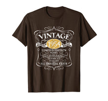Load image into Gallery viewer, Funny shirts V-neck Tank top Hoodie sweatshirt usa uk au ca gifts for Vintage 1954 65th Birthday All Original Parts Gift T-Shirt 2791051
