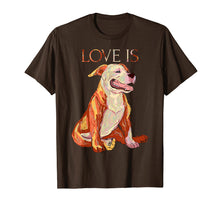 Load image into Gallery viewer, Funny shirts V-neck Tank top Hoodie sweatshirt usa uk au ca gifts for Pitbull T-shirt Love Is Cute Pitbull Dog Mom Dad Gifts 2153819
