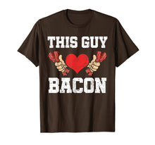 Load image into Gallery viewer, Funny shirts V-neck Tank top Hoodie sweatshirt usa uk au ca gifts for This Guy Loves Bacon T-Shirt Heart Bacon Strips Lover Gift 243720