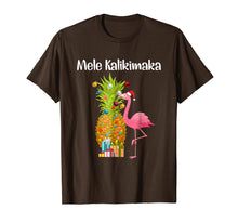 Load image into Gallery viewer, Funny shirts V-neck Tank top Hoodie sweatshirt usa uk au ca gifts for Mele Kalikimaka Pineapple Flamingo Halloween Gift T Shirt 1907132