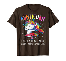 Load image into Gallery viewer, Aunticorn Like A Normal Aunt Only More Awesome Unicorn Tee