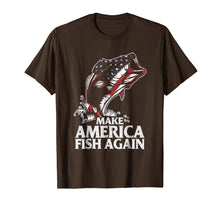 Load image into Gallery viewer, Funny shirts V-neck Tank top Hoodie sweatshirt usa uk au ca gifts for MAKE AMERICA FISH AGAIN funny American pride t-shirt gift 1980284