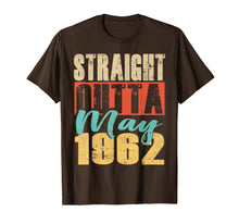 Load image into Gallery viewer, Funny shirts V-neck Tank top Hoodie sweatshirt usa uk au ca gifts for Straight Outta MAY 1962 57th Awesome Birthday T-Shirt Gifts 1979304