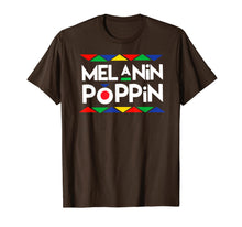 Load image into Gallery viewer, Melanin Poppin T-shirt Black History Gifts-538453