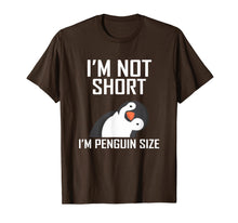 Load image into Gallery viewer, I'm not short I'm penguin size T-Shirt-247389