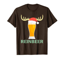 Load image into Gallery viewer, Funny shirts V-neck Tank top Hoodie sweatshirt usa uk au ca gifts for Reinbeer Santa Claus Reindeer Beer Funny Christmas Drinking T-Shirt 516679
