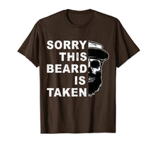 Load image into Gallery viewer, Mens Sorry This Beard Is Taken Funny Gift for Bearded Man T-Shirt-1746676